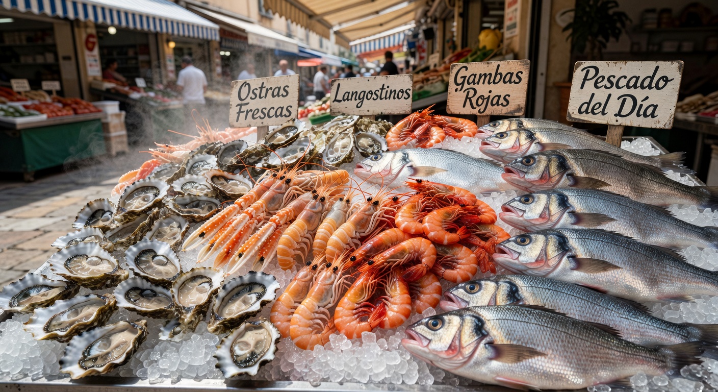 Mariscos frescos