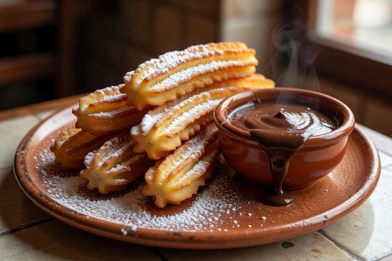 Churros con Chocolate